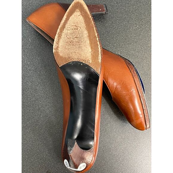 Stuart Weitzman for Mr. Seymour Brown High Heel Shoes Size 8.5 AAAA (27490) - Picture 6 of 8